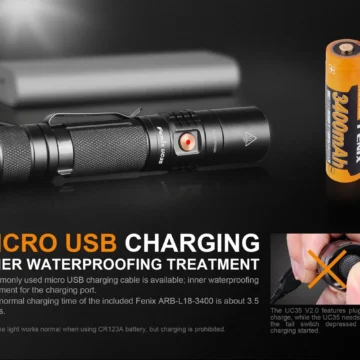 Fenix UC35 V2.0 Micro USB Charge