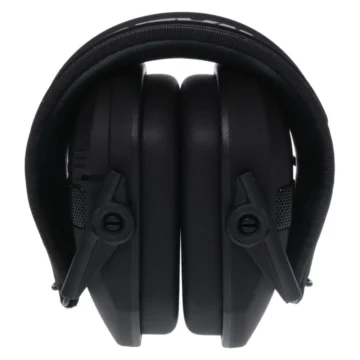 Razor-Slim-Electronic-Muff-Black Folded Front