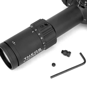 Theos 6-36x56 Black Throw Lever