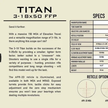 Titan 3-18x50 Info Sheet