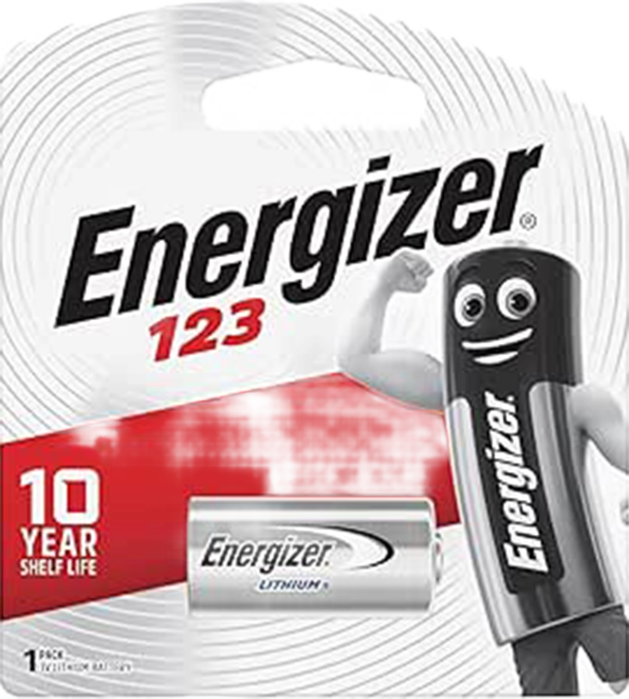 Energizer 123 Lithium Battery (1 Pack)