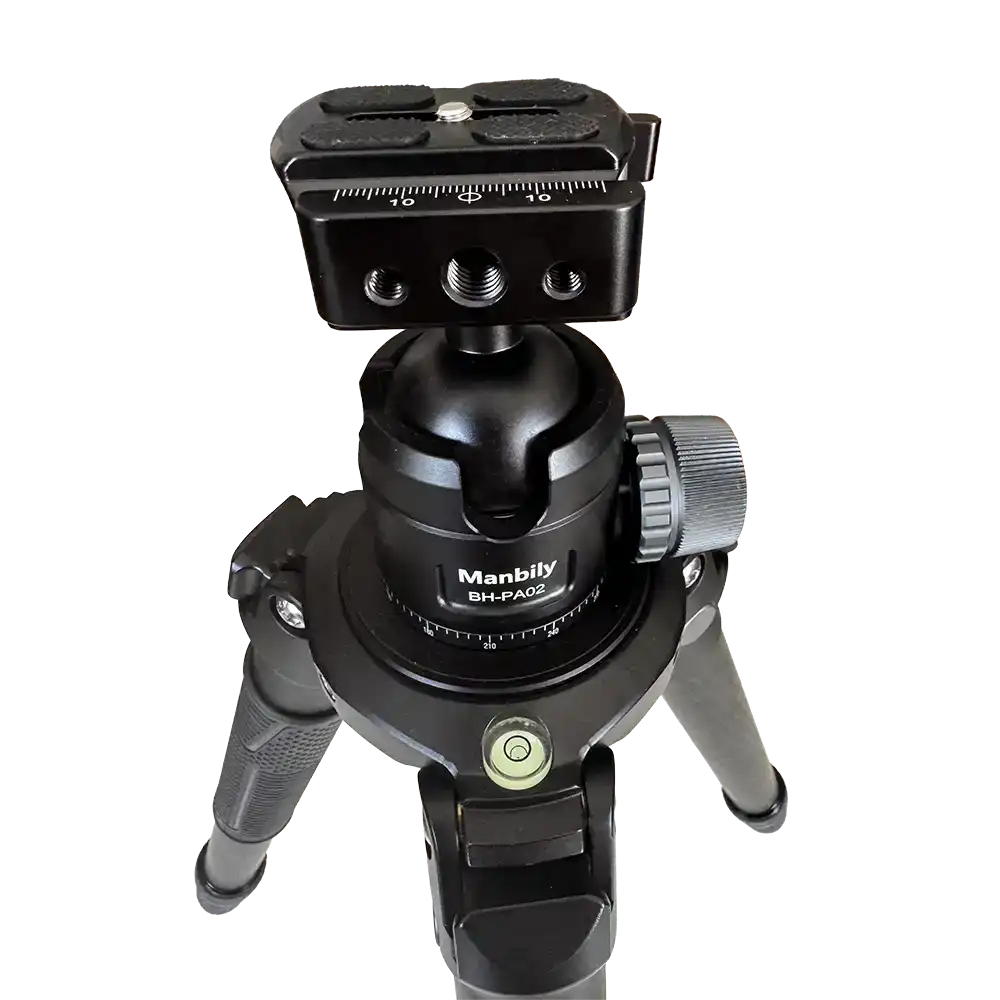 Manbily MT-364 Carbon Fibre Tripod + BH-PA02 Ball Head