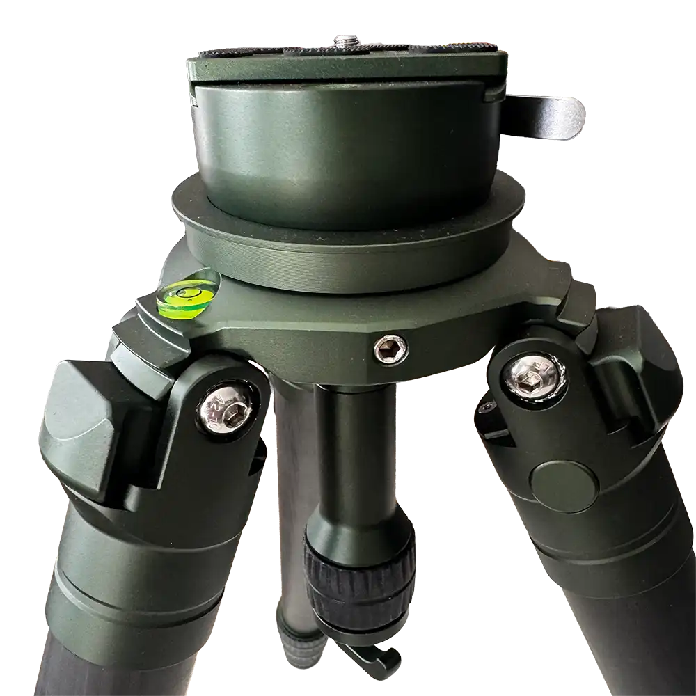 Manbily MT-404 Carbon Fibre Tripod + BY75 Levelling Head