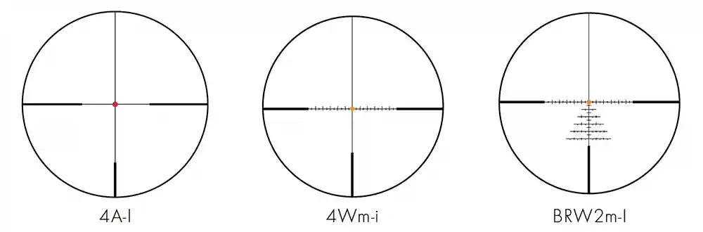 Z5i+ 3-18x50 MRAD Reticles