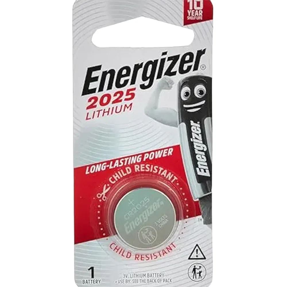 Energizer CR2025 Lithium Battery (1 Pack)