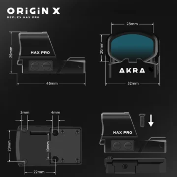 AKRA ORIGIN X Max Pro Red Dot AKRA ORIGIN X Max Pro Red Dot
