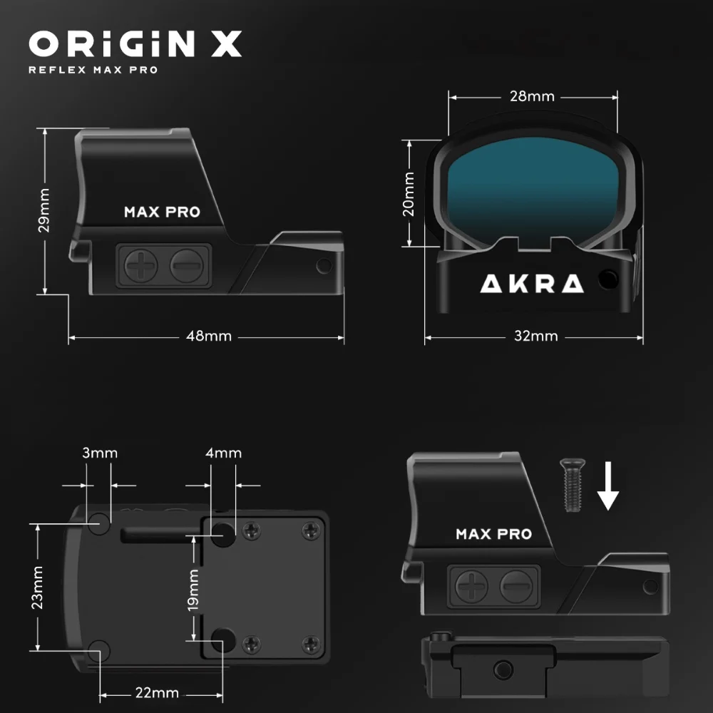 AKRA ORIGIN X Max Pro Red Dot AKRA ORIGIN X Max Pro Red Dot