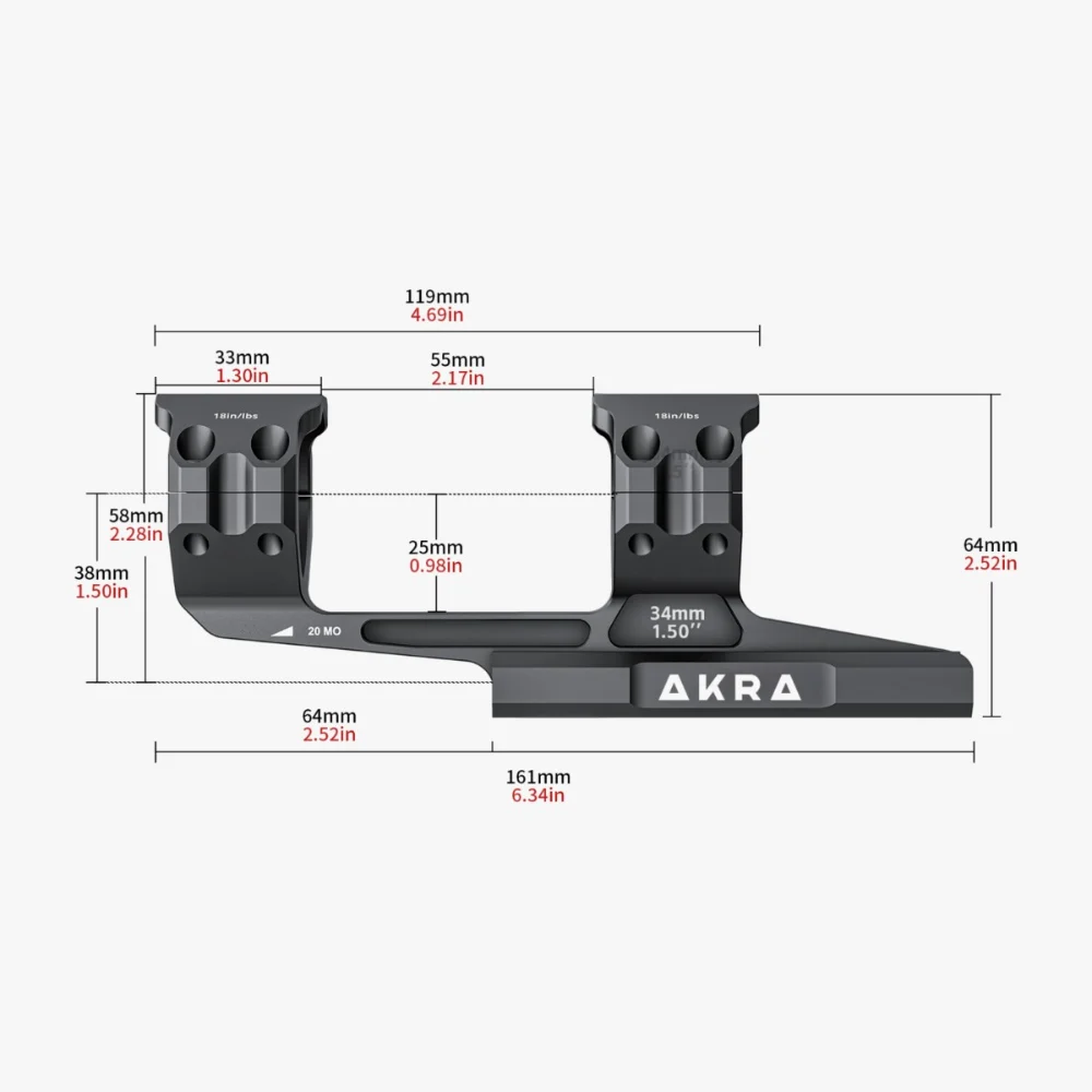 AKRA ORIGIN X Unimount 34mm AKRA ORIGIN X Unimount 34mm