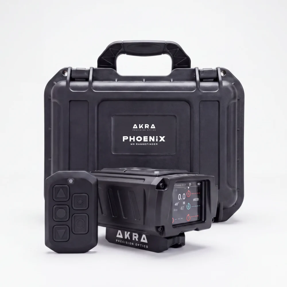 AKRA PHOENIX WM Weapon Mounted Rangefinder AKRA PHOENIX WM Weapon Mounted Rangefinder