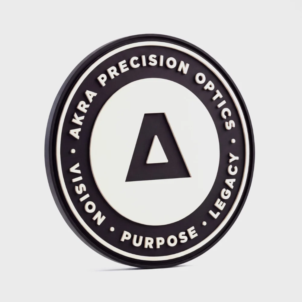 AKRA Rubber Velcro Badge